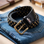 Berbanto Ironforge Full-Grain Studded Leather Belt