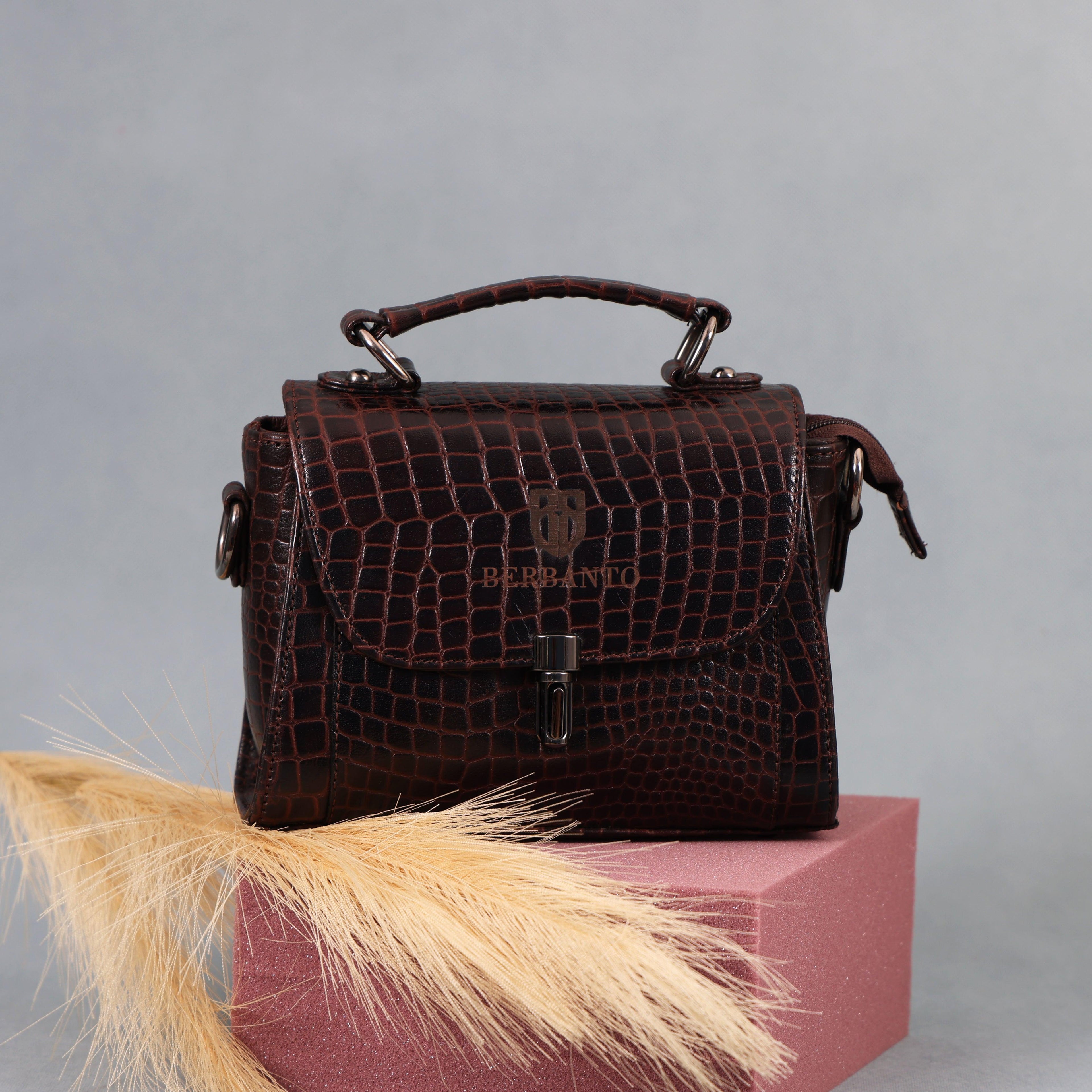 Small Luxury Leather Handbag for Women