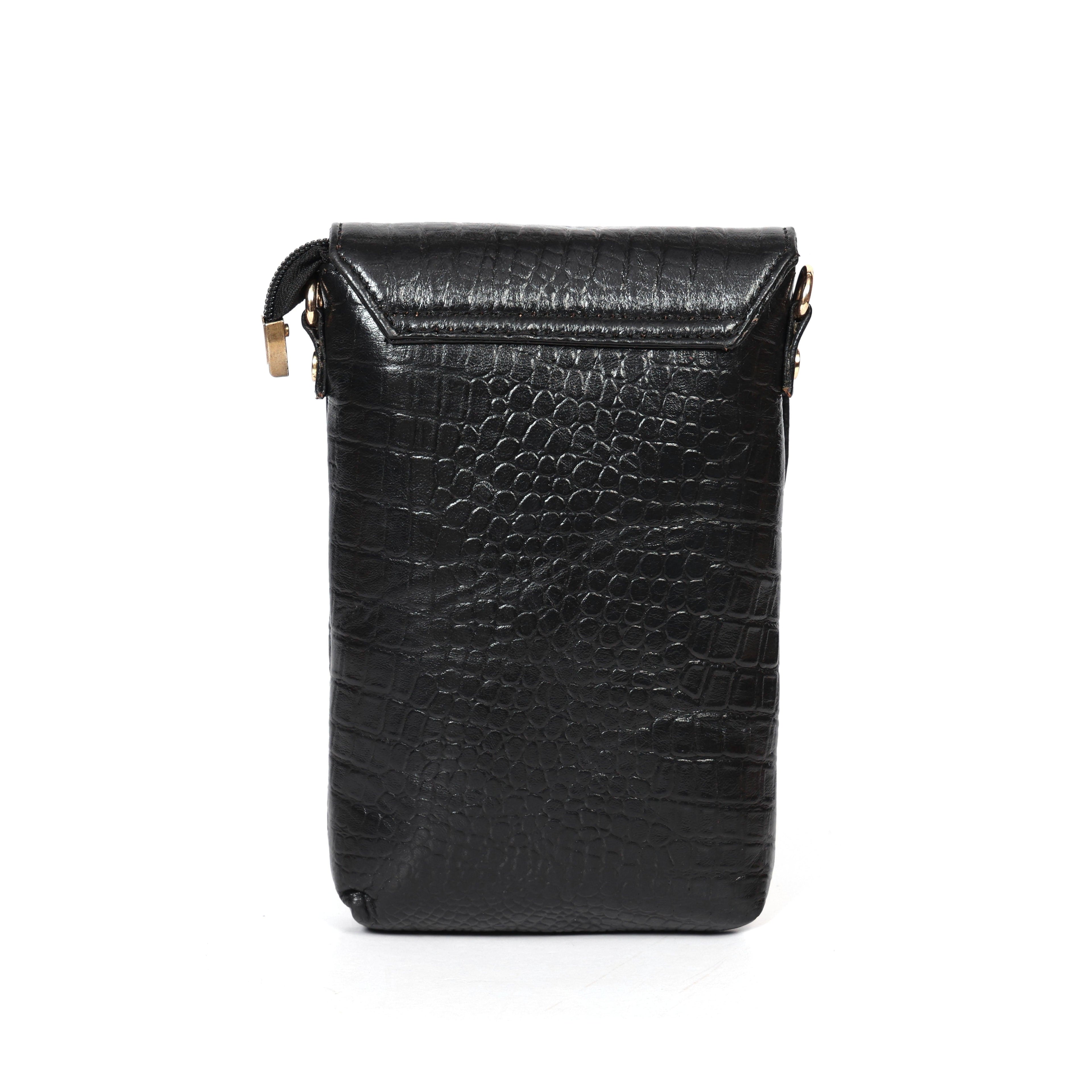 Small Leather Mobile Bag for Women