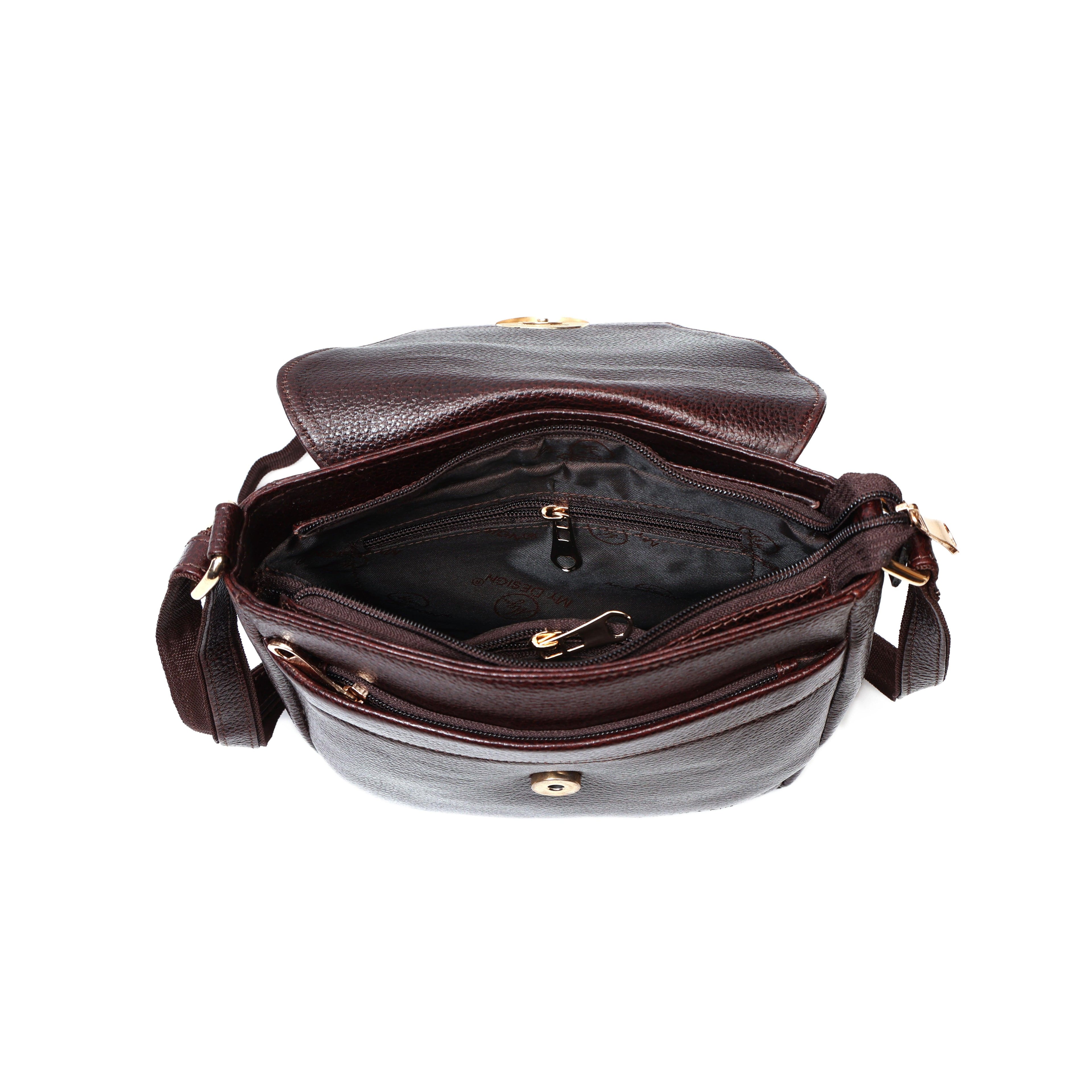 Small Leather Sling Bag for Women