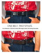 Berbanto Premium Reversible Belt – Croc & Full-Grain
