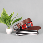 Berbanto Meridian Full-Grain Polo Belt – Brown Leather