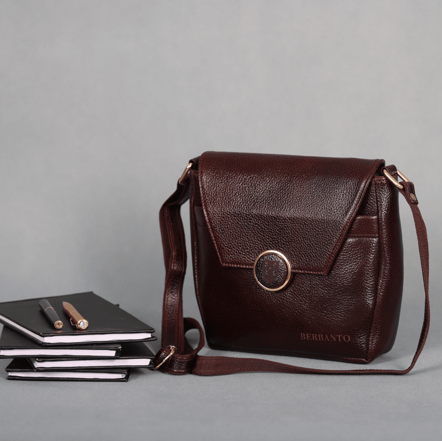 Small Leather Sling Bag for Women