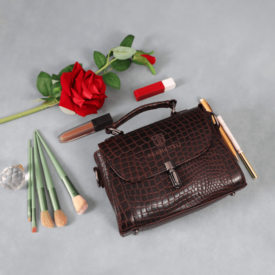 Small Luxury Leather Handbag for Women
