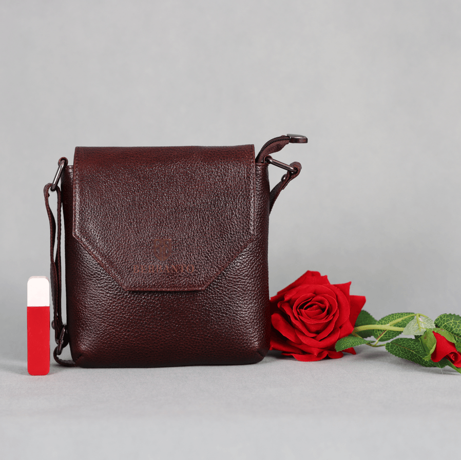 Small Leather Sling Bag for Women
