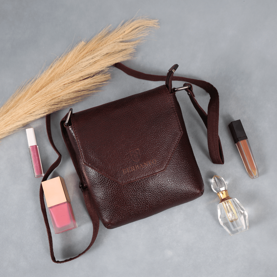 Small Leather Sling Bag for Women