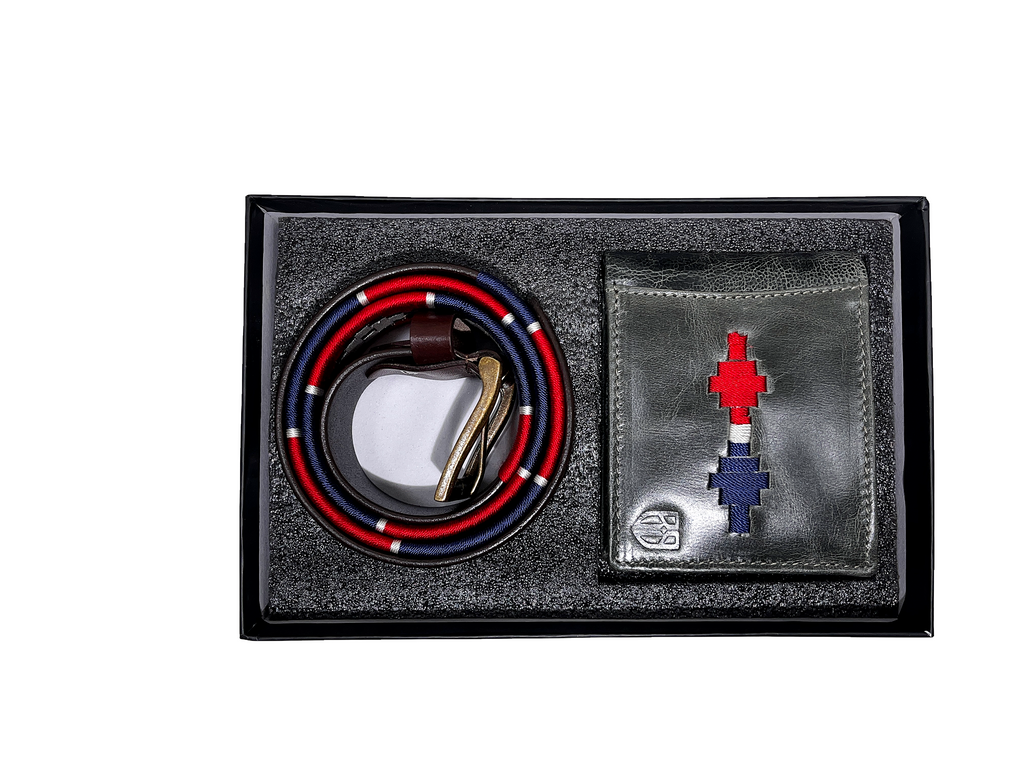 Gaucho Belt & Wallet Combo – Handcrafted Leather Gift Set for Men